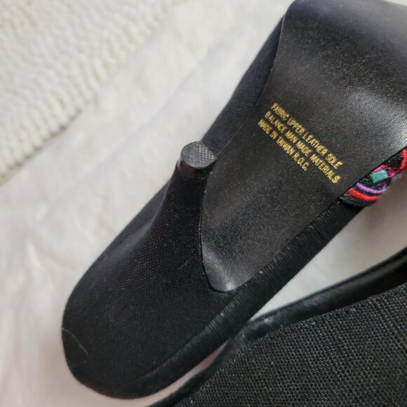 Rush Hour Express Pumps Stilettos Shoes Sz 8 leather fabric Retro Vintage NWOT - Picture 13 of 13